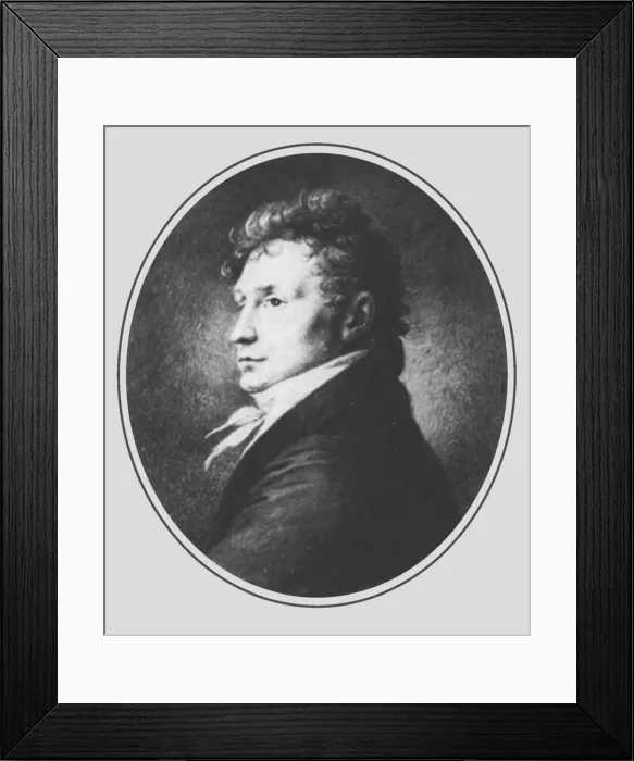 Framed Print : Portrait of the Composer Friedrich Kuhlau (1786-1832), Early 19th cen Artist: Anonymous Framed Print : Portrait of the Composer Friedrich Kuhlau (1786-1832), Early 19th cen Artist: Anonymous