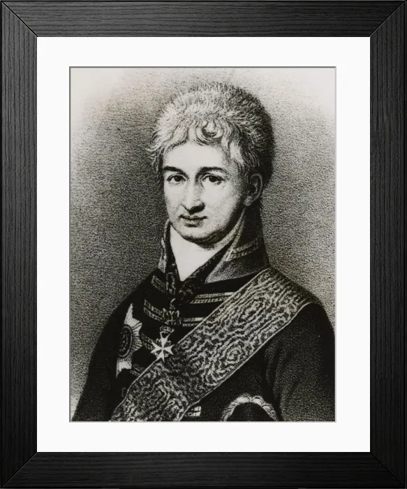 Framed Print : Nikolai Petrovich Rezanov. Artist: Anonymous Framed Print : Nikolai Petrovich Rezanov. Artist: Anonymous