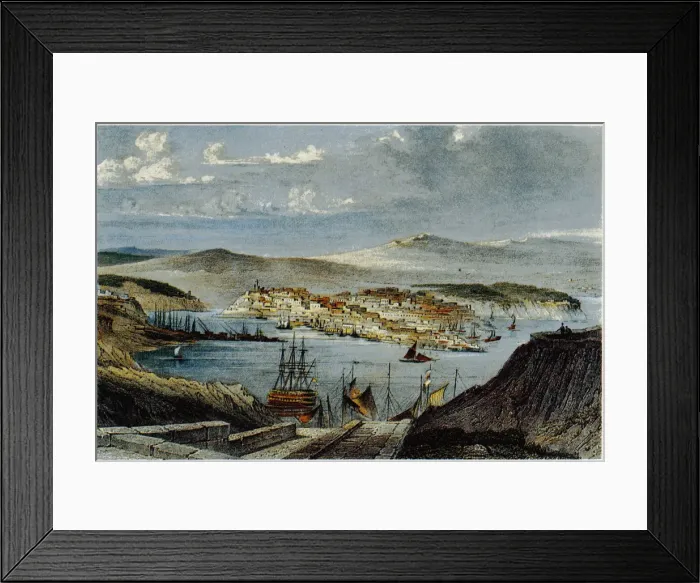 Framed Print : View of Sevastopol, c. 1850. Artist: Anonymous Framed Print : View of Sevastopol, c. 1850. Artist: Anonymous