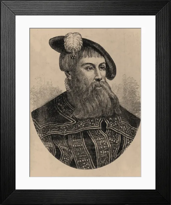 Framed Print : Gustav I of Sweden. Artist: Anonymous Framed Print : Gustav I of Sweden. Artist: Anonymous