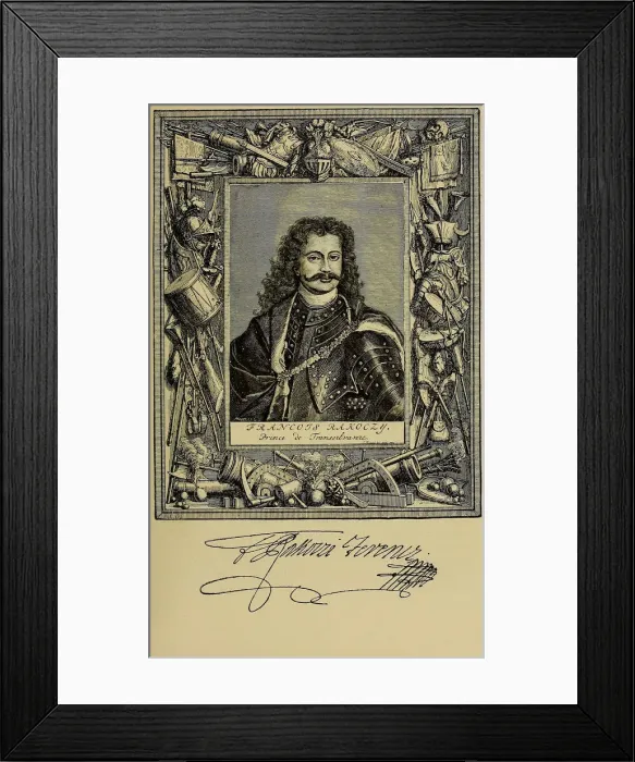 Framed Print : Francis II Rakoczi, Early 18th cen Artist: Anonymous Framed Print : Francis II Rakoczi, Early 18th cen Artist: Anonymous