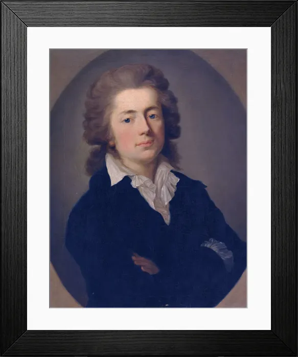 Framed Print : Portrait of Count Jan Nepomucen Potocki (1761-1815), 1790. Artist: Anonymous Framed Print : Portrait of Count Jan Nepomucen Potocki (1761-1815), 1790. Artist: Anonymous
