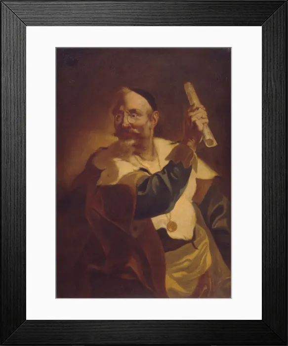 Framed Print : A Musician, 18th century. Artist: Anonymous, 18th century Framed Print : A Musician, 18th century. Artist: Anonymous, 18th century