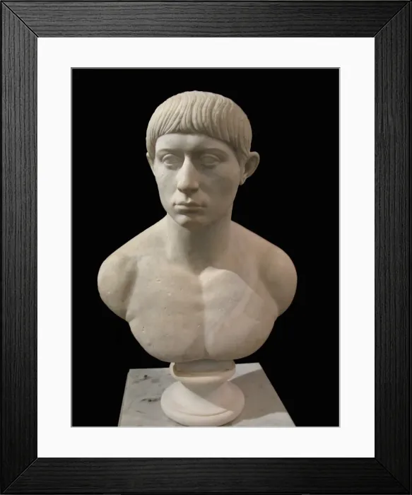 Framed Print : Bust of Brutus, 2nd cen. AD. Artist: Art of Ancient Rome, Classical sculpture Framed Print : Bust of Brutus, 2nd cen. AD. Artist: Art of Ancient Rome, Classical sculpture