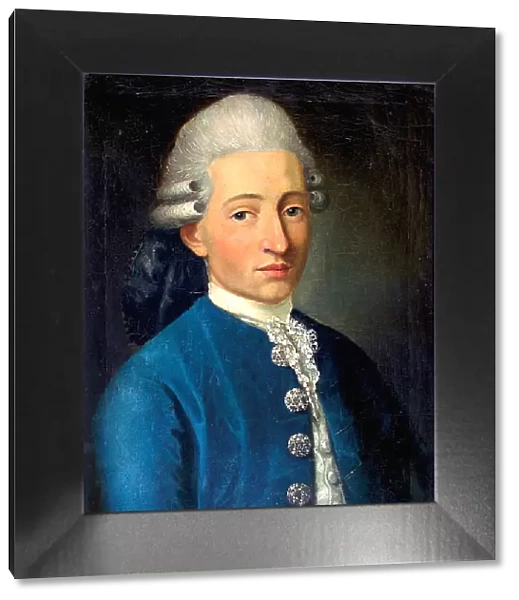 Portrait of a Young Man (Wolfgang Amadeus Mozart), 1772. Artist: Delahaye, J. B. (active 18th century)