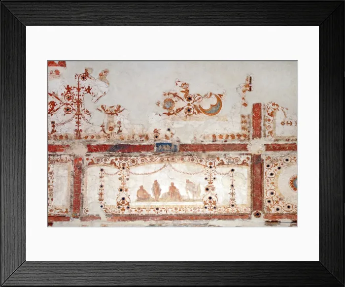 Framed Print : Detail of decoration in the Domus Aurea in Rome, 64-68 AC. Artist: Classical Antiquities Framed Print : Detail of decoration in the Domus Aurea in Rome, 64-68 AC. Artist: Classical Antiquities