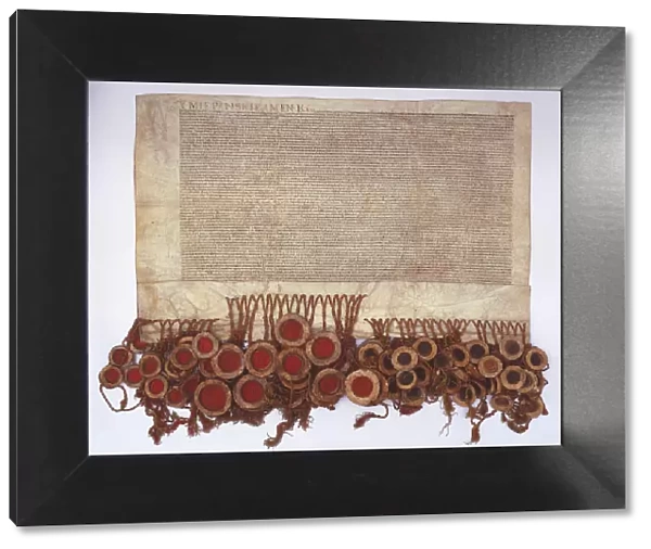 The Union of Lublin, 1569. Artist: Historical Document
