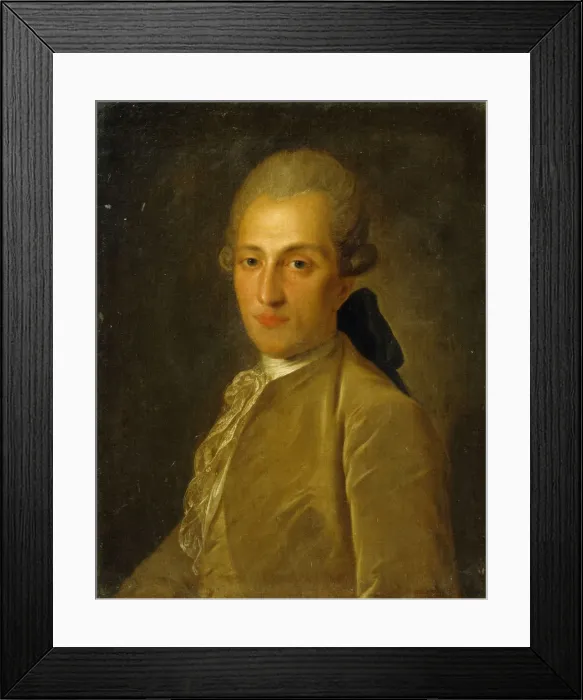 Framed Print : Portrait of Vasily Sergeyevich Naryshkin (1740-1800), 1770s. Artist: Rokotov, Fyodor Stepanovich (1735-1808) Framed Print : Portrait of Vasily Sergeyevich Naryshkin (1740-1800), 1770s. Artist: Rokotov, Fyodor Stepanovich (1735-1808)