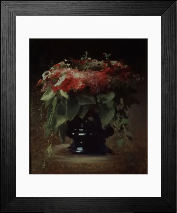 Framed Print : Bunch of flowers. Phloxes, 1884. Artist: Kramskoi, Ivan Nikolayevich (1837-1887) Framed Print : Bunch of flowers. Phloxes, 1884. Artist: Kramskoi, Ivan Nikolayevich (1837-1887)