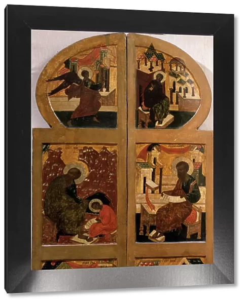 The Holy Gates (The Royal Doors), Late 16th cen Artist: Russian icon