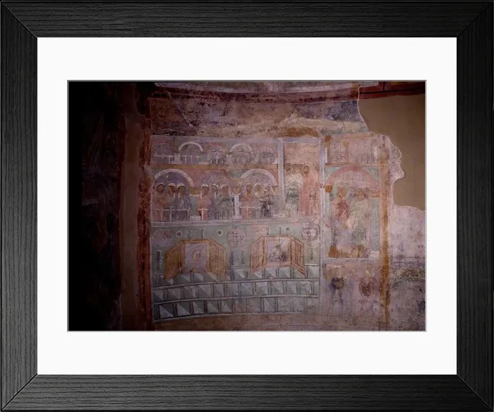 Framed Print : In the Hippodrome, 11th century. Artist: Ancient Russian frescos Framed Print : In the Hippodrome, 11th century. Artist: Ancient Russian frescos