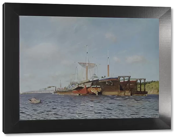 Fresh wind. Volga, 1895. Artist: Levitan, Isaak Ilyich (1860-1900)