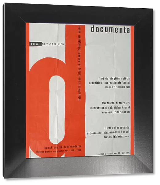 Poster for the First documenta Exhibition in 1955, 1955. Artist: Anonymous