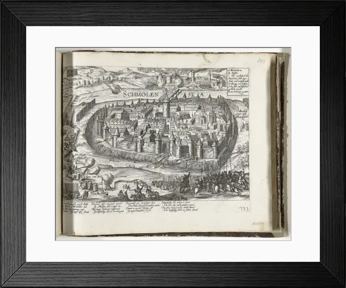 Framed Print : The Siege of Smolensk, 1609-1611, 1612. Artist: Hogenberg, Frans (1535-1590) Framed Print : The Siege of Smolensk, 1609-1611, 1612. Artist: Hogenberg, Frans (1535-1590)