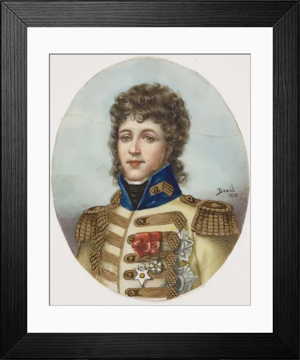 Framed Print : Portrait of Joachim Murat. Artist: Gerard, Francois Pascal Simon (1770-1837) Framed Print : Portrait of Joachim Murat. Artist: Gerard, Francois Pascal Simon (1770-1837)