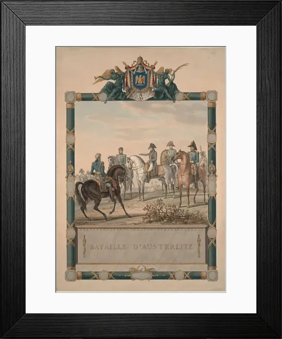 Framed Print : The Battle of Austerlitz on December 2, 1805, 1805. Artist: Vernet, Carle (1758-1836) Framed Print : The Battle of Austerlitz on December 2, 1805, 1805. Artist: Vernet, Carle (1758-1836)