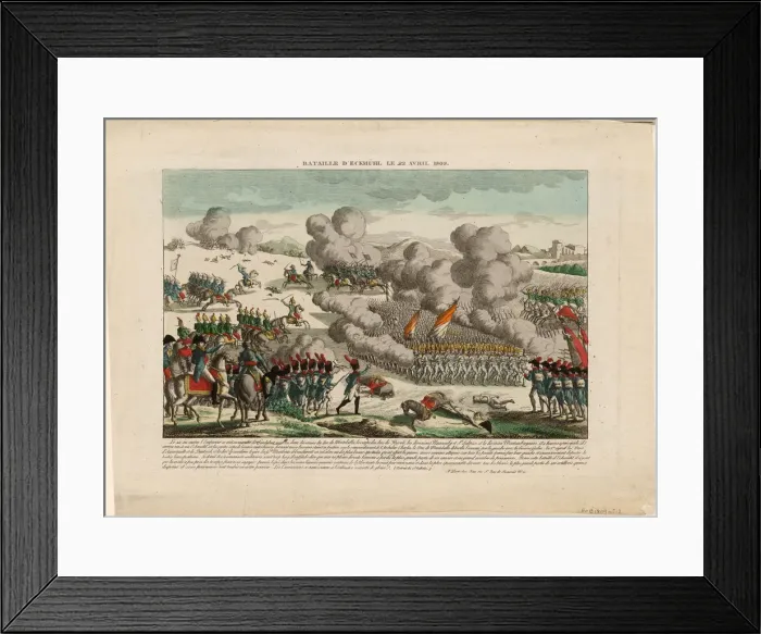 Framed Print : The Battle of Eggmuhl on 22 April 1809, ca 1809. Artist: Anonymous Framed Print : The Battle of Eggmuhl on 22 April 1809, ca 1809. Artist: Anonymous
