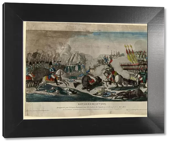 The Battle of Lutzen, 1813. Artist: Anonymous