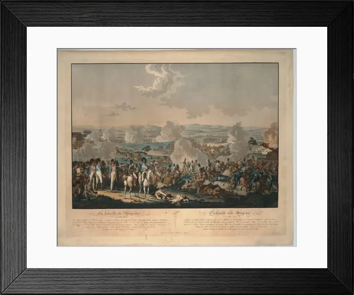 Framed Print : The Battle of Wagram. Artist: Rugendas, Johann Lorenz, the Younger (1775-1826) Framed Print : The Battle of Wagram. Artist: Rugendas, Johann Lorenz, the Younger (1775-1826)