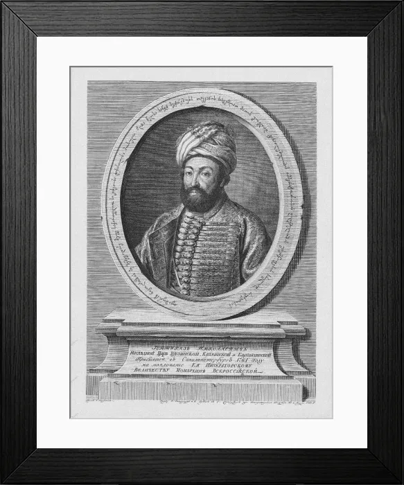 Framed Print : Teimuraz II (1700-1762), King of Kakheti, 1761. Artist: Antropov, Alexei Petrovich (1716-1795) Framed Print : Teimuraz II (1700-1762), King of Kakheti, 1761. Artist: Antropov, Alexei Petrovich (1716-1795)