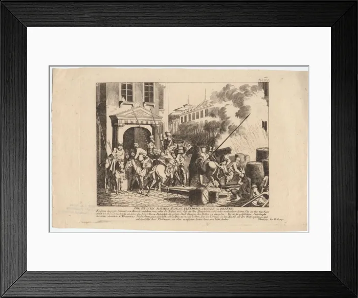 Framed Print : Evacuation of Moscow by the Russians. Artist: Campe, August Friedrich Andreas (1777-1846) Framed Print : Evacuation of Moscow by the Russians. Artist: Campe, August Friedrich Andreas (1777-1846)