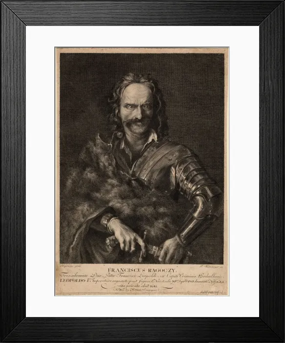 Framed Print : Francis II Rakoczi, 1704. Artist: Anonymous Framed Print : Francis II Rakoczi, 1704. Artist: Anonymous