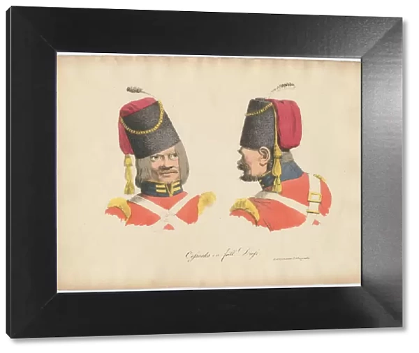 The Cossack uniform, 1820. Artist: Ackermann, Rudolph (1764-1834)