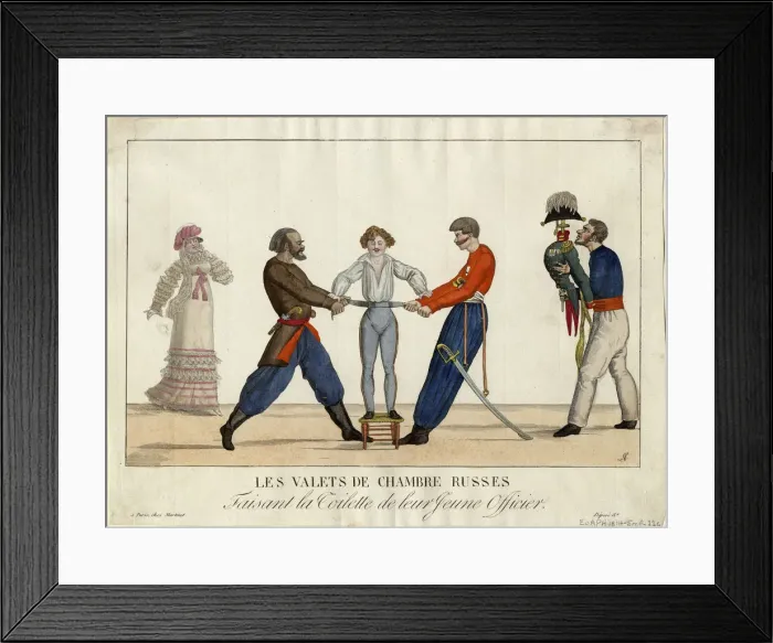 Framed Print : Toilet of an young Russian officer, c. 1815. Artist: Garneray, Ambroise Louis (1783-1857) Framed Print : Toilet of an young Russian officer, c. 1815. Artist: Garneray, Ambroise Louis (1783-1857)