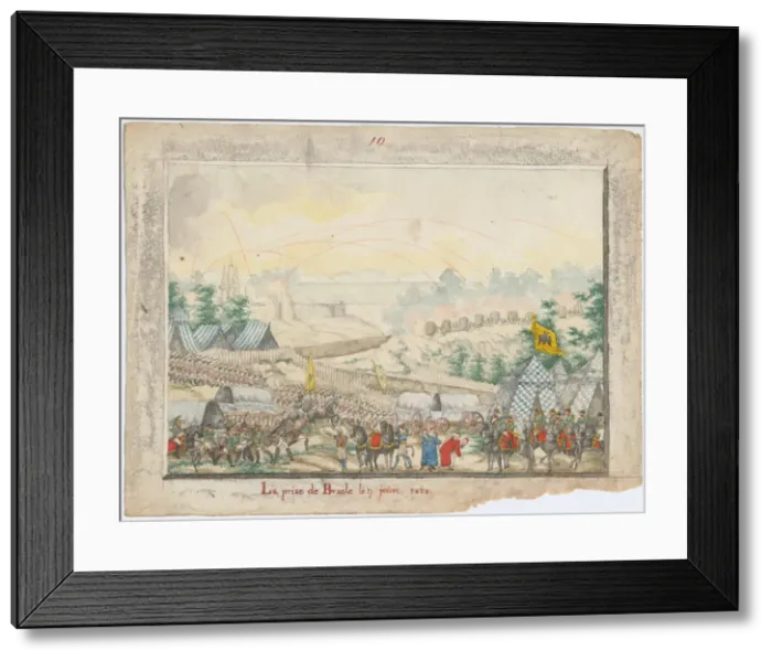 Framed Print : The Capture of the Brailov fortress on June 7, 1828, 1829. Artist: Anonymous Framed Print : The Capture of the Brailov fortress on June 7, 1828, 1829. Artist: Anonymous