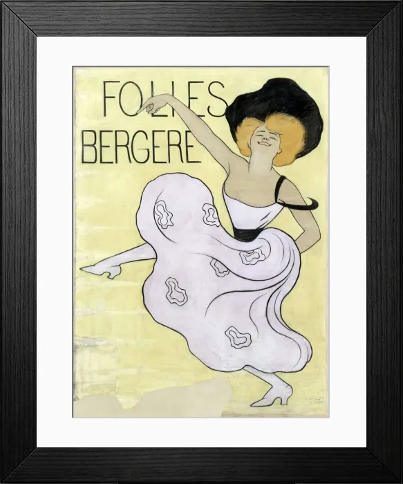 Framed Print : Folies Bergeres, 1900. Artist: Cappiello, Leonetto (1875-1942) Framed Print : Folies Bergeres, 1900. Artist: Cappiello, Leonetto (1875-1942)