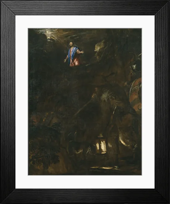 Framed Print : The Agony in the Garden, 1562. Artist: Titian (1488-1576) Framed Print : The Agony in the Garden, 1562. Artist: Titian (1488-1576)