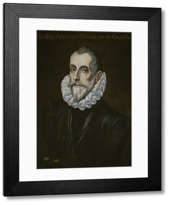 Framed Print : Portrait of Rodrigo Vazquez de Arce, First third of 17th cen Artist: El Greco, Dominico (1541-1614) Framed Print : Portrait of Rodrigo Vazquez de Arce, First third of 17th cen Artist: El Greco, Dominico (1541-1614)