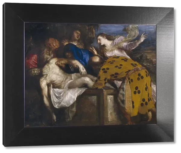 The Entombment of Christ, 1572. Artist: Titian (1488-1576)