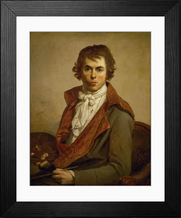 Framed Print : Self-Portrait, 1794. Artist: David, Jacques Louis (1748-1825) Framed Print : Self-Portrait, 1794. Artist: David, Jacques Louis (1748-1825)