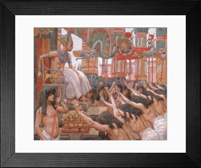 Framed Print : Joseph in Egypt, 1896-1902. Artist: Tissot, James Jacques Joseph (1836-1902) Framed Print : Joseph in Egypt, 1896-1902. Artist: Tissot, James Jacques Joseph (1836-1902)