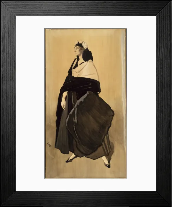 Framed Print : Ida Rubinstein, c. 1910. Artist: Bakst, Leon (1866-1924) Framed Print : Ida Rubinstein, c. 1910. Artist: Bakst, Leon (1866-1924)