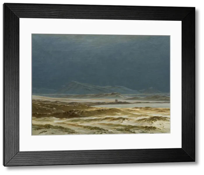 Framed Print : Northern Landscape, Spring, ca 1825. Artist: Friedrich, Caspar David (1774-1840) Framed Print : Northern Landscape, Spring, ca 1825. Artist: Friedrich, Caspar David (1774-1840)
