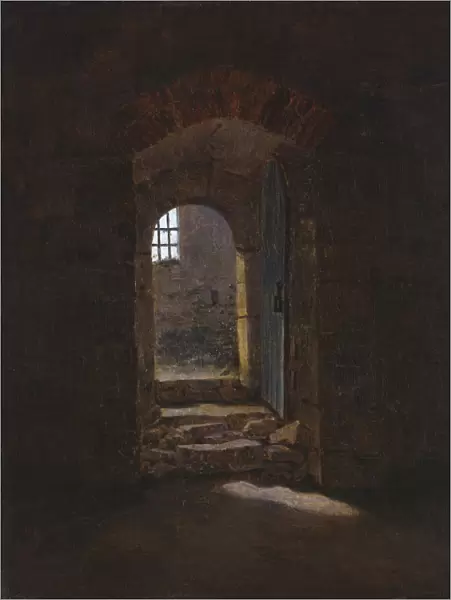 Doorway in Meissen, 1827. Artist: Friedrich, Caspar David (1774-1840)