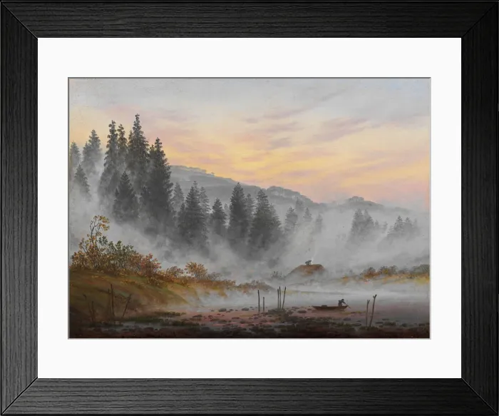 Framed Print : The times of day: The morning, 1821-1822. Artist: Friedrich, Caspar David (1774-1840) Framed Print : The times of day: The morning, 1821-1822. Artist: Friedrich, Caspar David (1774-1840)