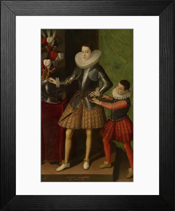 Framed Print : Giuliano Cesarini the Younger (1466-1510), aged 14, ca 1586. Artist: Anguissola, Sofonisba (ca. 1532-1625) Framed Print : Giuliano Cesarini the Younger (1466-1510), aged 14, ca 1586. Artist: Anguissola, Sofonisba (ca. 1532-1625)