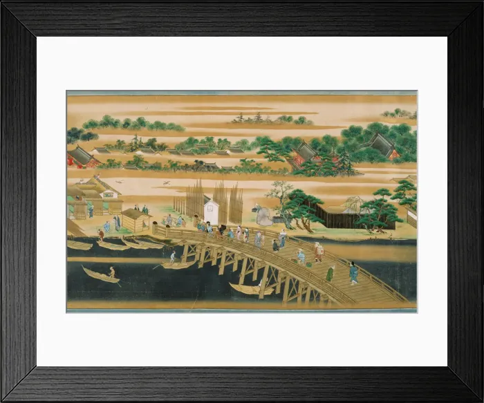 Framed Print : Famous Sites of the Sumida River, Second Half of the 18th cen Artist: Anonymous Framed Print : Famous Sites of the Sumida River, Second Half of the 18th cen Artist: Anonymous