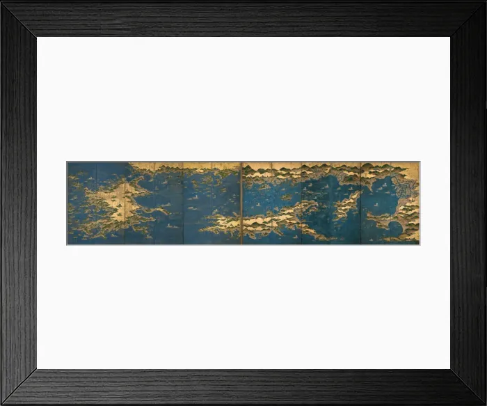 Framed Print : Seto Inland Sea, Second Half of the 17th cen Artist: Anonymous Framed Print : Seto Inland Sea, Second Half of the 17th cen Artist: Anonymous