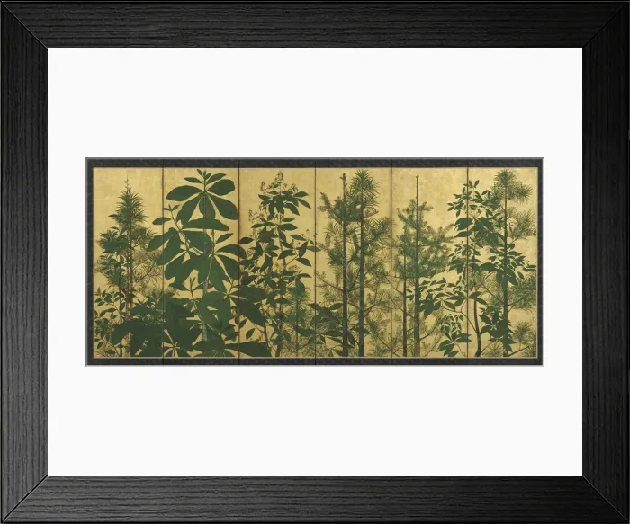 Framed Print : Trees, Early 17th cen Artist: Master of I-nen Seal (active 1600-1630) Framed Print : Trees, Early 17th cen Artist: Master of I-nen Seal (active 1600-1630)