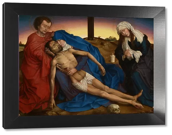 Pieta, 1436-1446. Artist: Weyden, Rogier, van der (ca. 1399-1464)