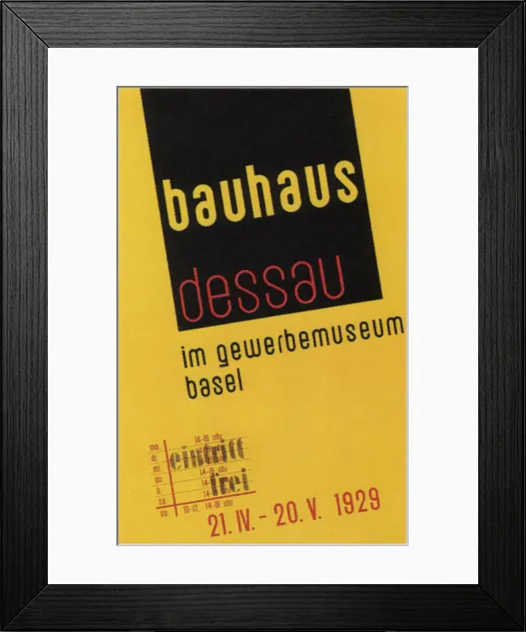 Framed Print : Bauhaus, 1929. Artist: Anonymous Framed Print : Bauhaus, 1929. Artist: Anonymous