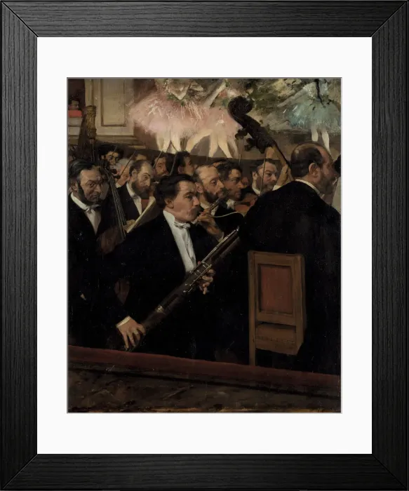 Framed Print : The Orchestra at the Opera, c. 1870. Artist: Degas, Edgar (1834-1917) Framed Print : The Orchestra at the Opera, c. 1870. Artist: Degas, Edgar (1834-1917)