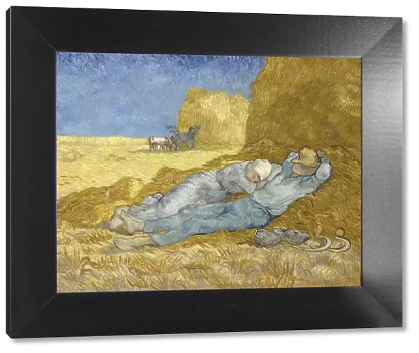 The siesta (after Millet), 1890. Artist: Gogh, Vincent, van (1853-1890)