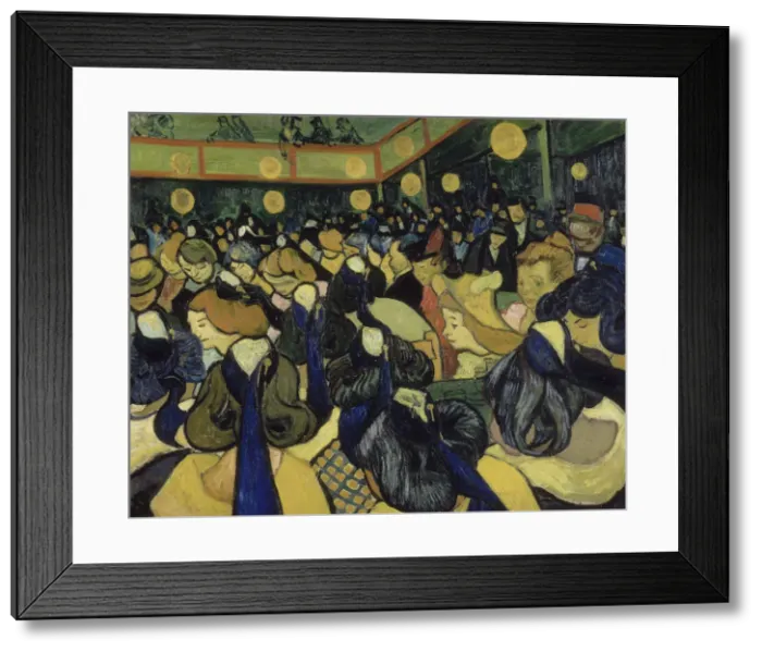 Framed Print : The Dance Hall in Arles, 1888. Artist: Gogh, Vincent, van (1853-1890) Framed Print : The Dance Hall in Arles, 1888. Artist: Gogh, Vincent, van (1853-1890)