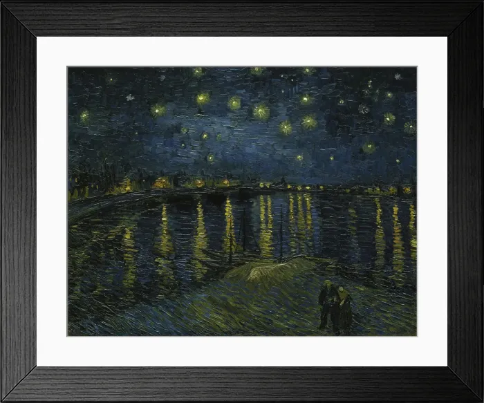 Framed Print : The Starry Night, 1888. Artist: Gogh, Vincent, van (1853-1890) Framed Print : The Starry Night, 1888. Artist: Gogh, Vincent, van (1853-1890)