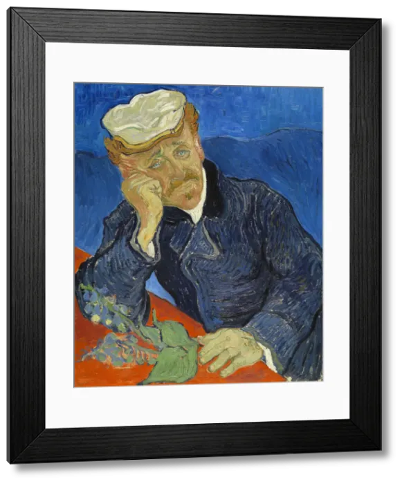 Framed Print : Dr Paul Gachet, 1890. Artist: Gogh, Vincent, van (1853-1890) Framed Print : Dr Paul Gachet, 1890. Artist: Gogh, Vincent, van (1853-1890)